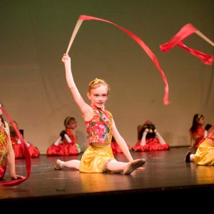 Chinese Ribbon Dance at Julia Morgan Theater