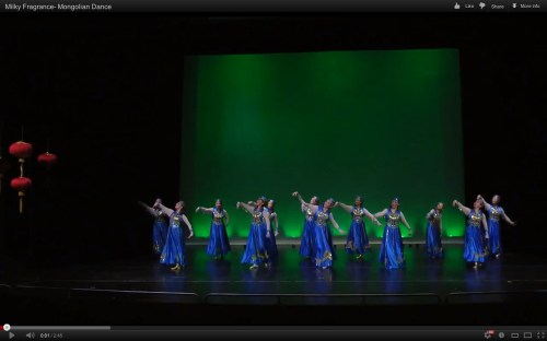 screen shot mongolian bowl dance youtube video